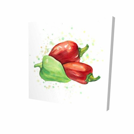 FONDO 12 x 12 in. Bell Peppers-Print on Canvas FO2789333